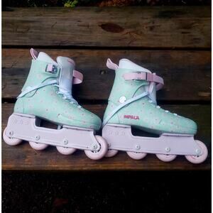 IMPALA Lightspeed Rollerblades Womens Size 8 Inline Roller Skates - Mint Flower